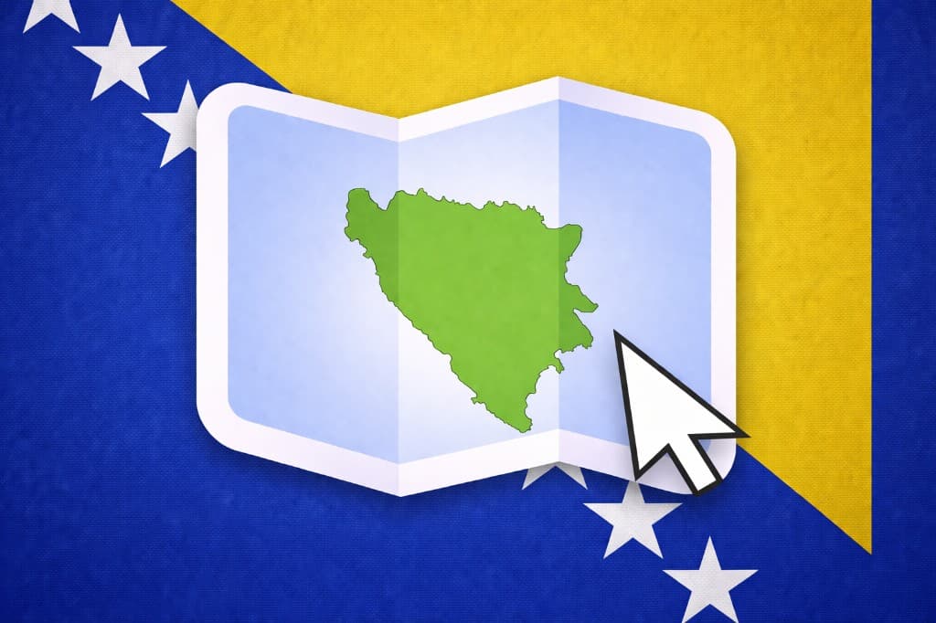 Click the Bosnia and Herzegovina Regions