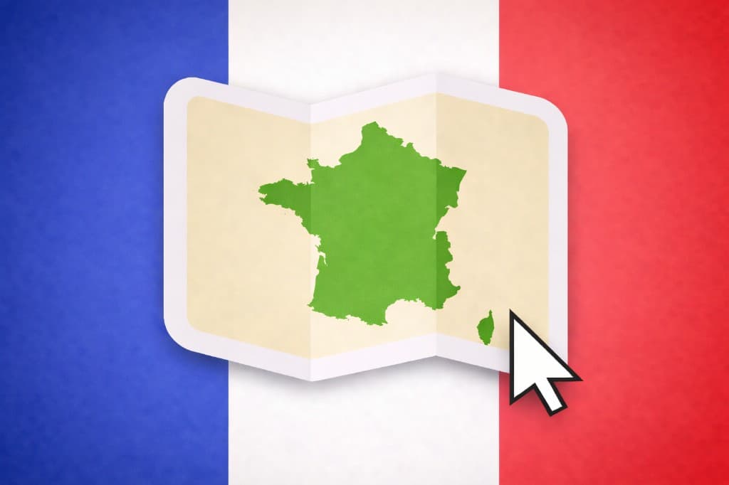 Click the France Regions