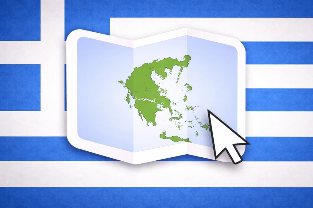 Click the Greece Regions