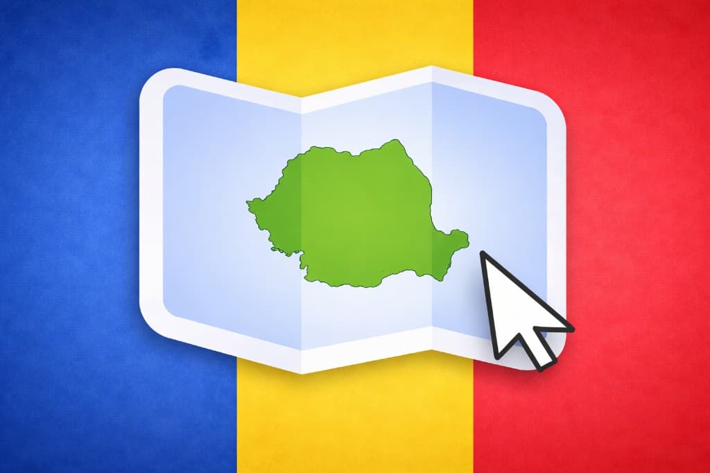 Click the Romania Counties